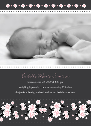 photo birth announcement