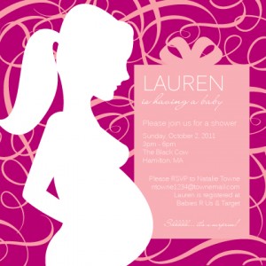 baby shower invite