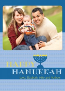 Brigh Hanukkah card