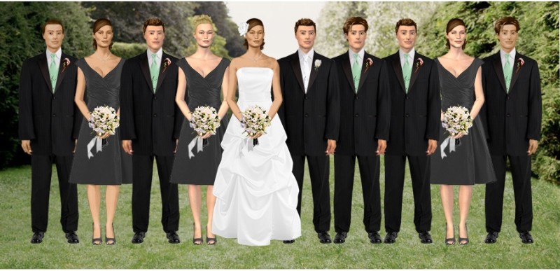 both acceptable and easily manageable to have an uneven wedding party both acceptable and easily manageable to have an uneven wedding party