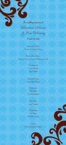 wedding-program