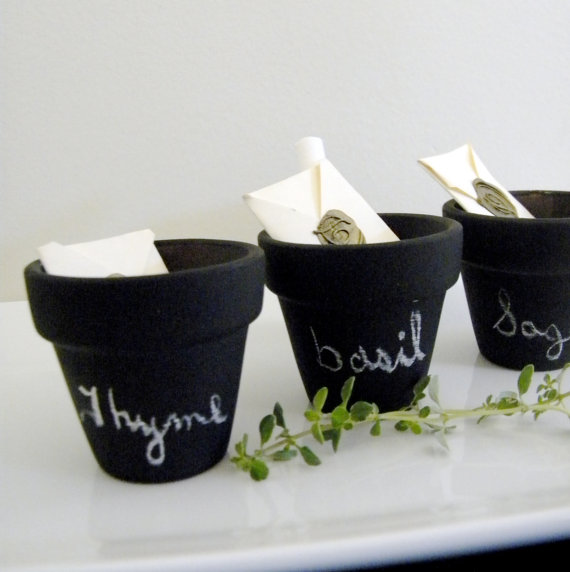 DIY Herb Seeds as Place Cards If you choose to use tented place cards to 