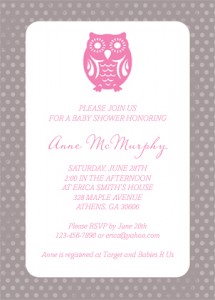 baby shower invitations