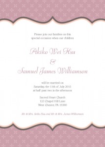 vintage wedding invitations