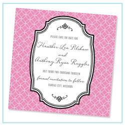 Wedding Save The Date Card