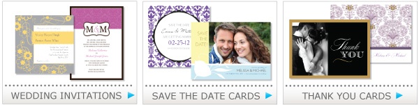 wedding invitation, save the date cards, thank you cards