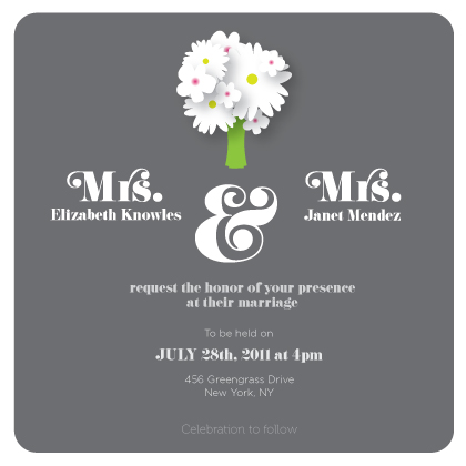 Same Sex Wedding Invitations 22